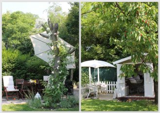 Garten 'atelierchen unter dem kirschbaum'