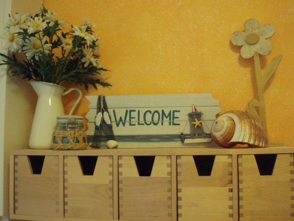 Flur/Diele 'Benvenuti!Welcome'