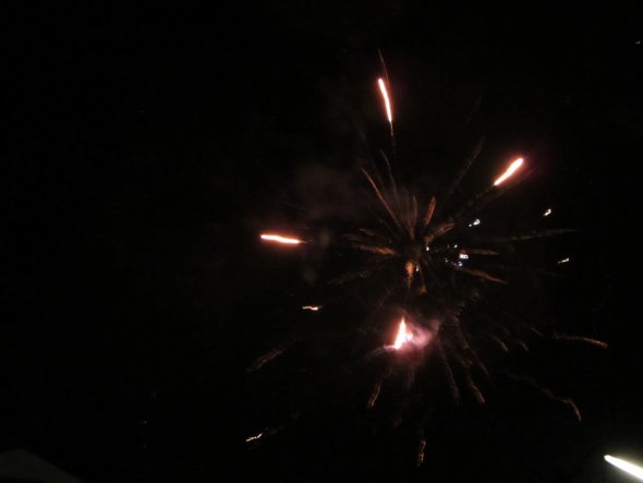 Feuerwerk im Neuen Jahr 2012