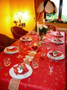 Weihnachtsdeko 'Tischdeko zu Nikolaus'